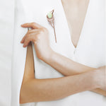 Green theoria brooch oval - fasfas