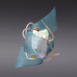 Dancing objet No.9 brooch rosegold - fasfas