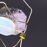 Charoite Geometric Brooch - fasfas