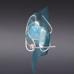 Dancing objet No.9 brooch silver - fasfas