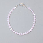 10mm pink opal necklace - fasfas