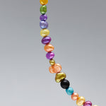 Rainbow 5.5mm freshwater pearl necklace - fasfas