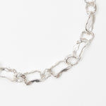 Silver de chain necklace - fasfas