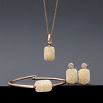15mm beige druzy cubic earrings(clip-on-option) - fasfas