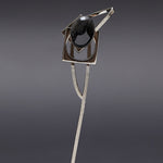 Onyx theoria brooch noir - fasfas