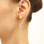 10mm mookaite earrings(clip-on-option) - fasfas