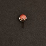 8mm mookaite earrings(clip-on-option) - fasfas