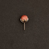 8mm mookaite earrings(clip-on-option) - fasfas