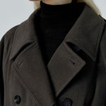 Lloyd oversized trench coat khaki - fasfas