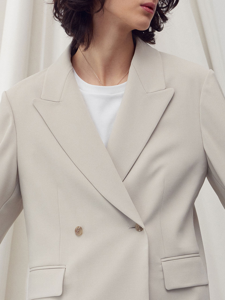 Double breasted jacket - fasfas