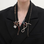 Dancing objet no.17 cross necklace - fasfas