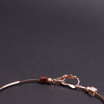 Mookaite mem necklace - chain layered - fasfas