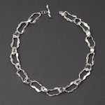 Silver de chain necklace - fasfas