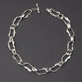 Silver de chain necklace - fasfas