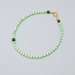 8mm green cats eyes necklace - fasfas