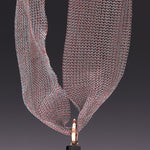 Amethyst mesh choker necklace - fasfas