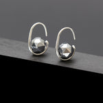 Terahertz oval hoop earrings - fasfas
