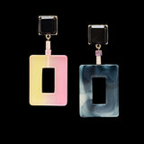 Square funky dramatique earrings(clip-on earrings) - fasfas