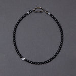 6mm matte onyx necklace - fasfas