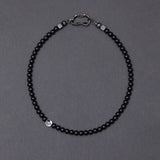6mm matte onyx necklace - fasfas