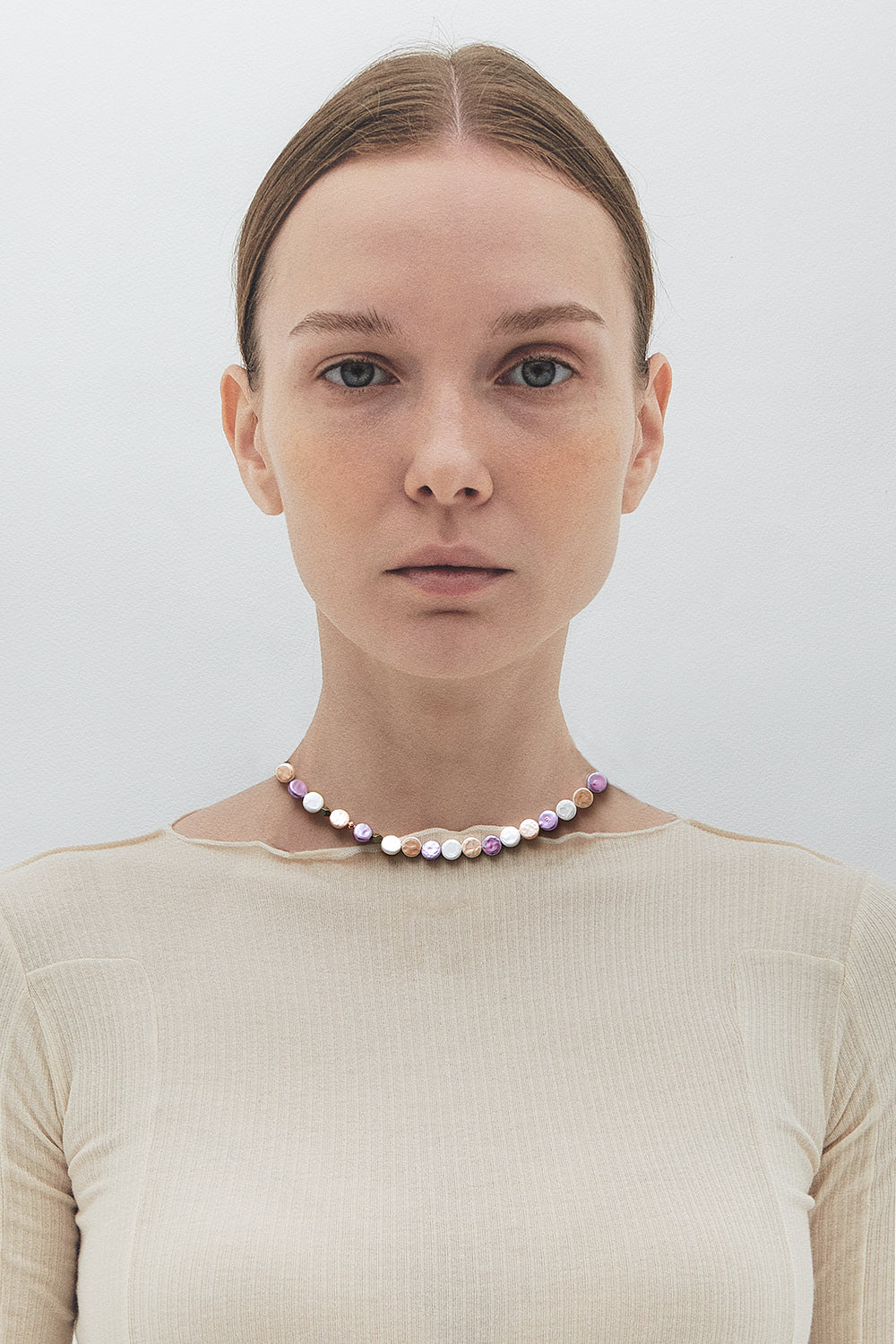 Shell pearl necklace - fasfas