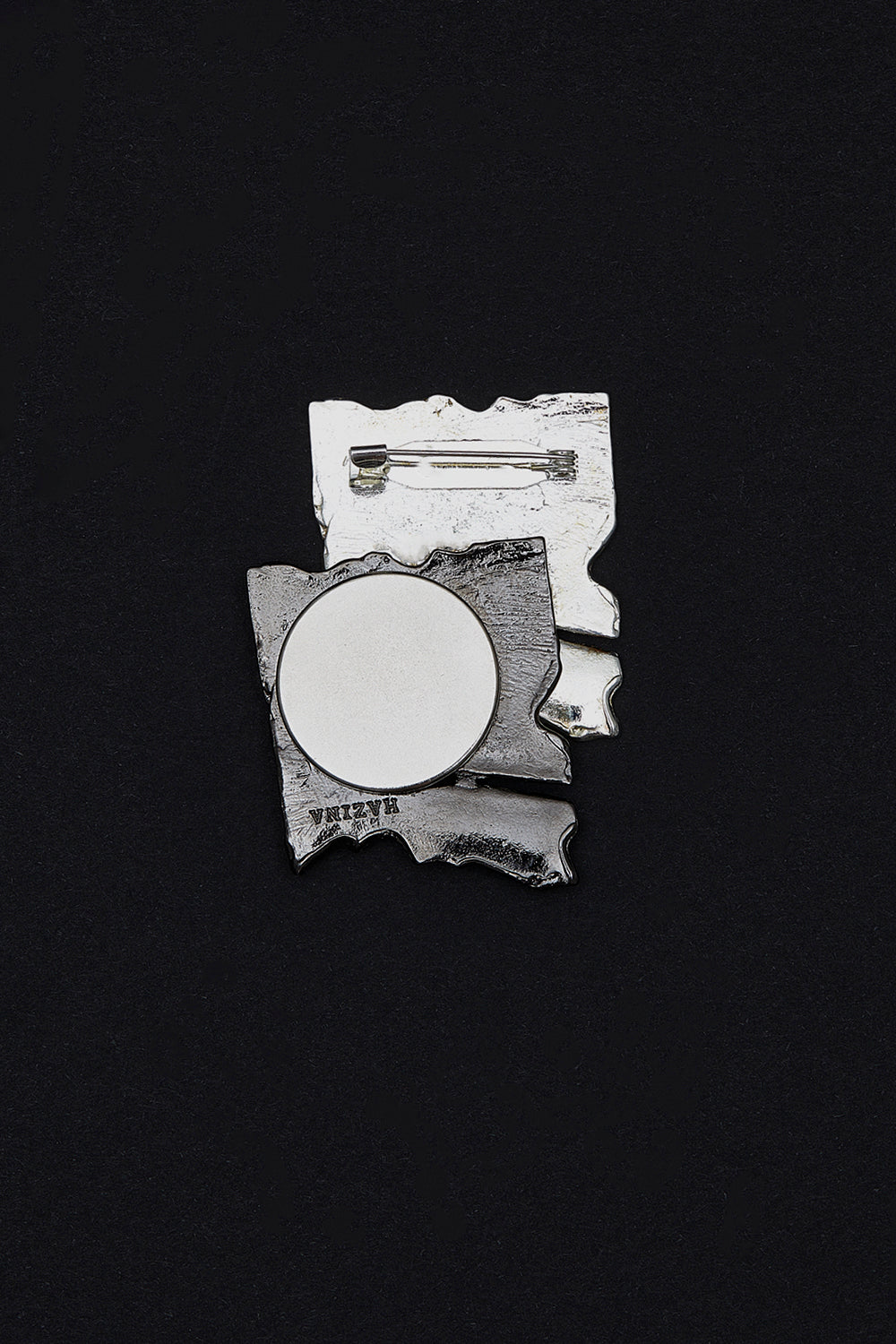 De twin silver brooch - fasfas