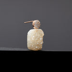 15mm beige druzy cubic earrings(clip-on-option) - fasfas