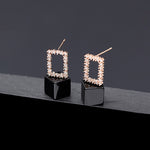 Onyx void cubic earrings - fasfas