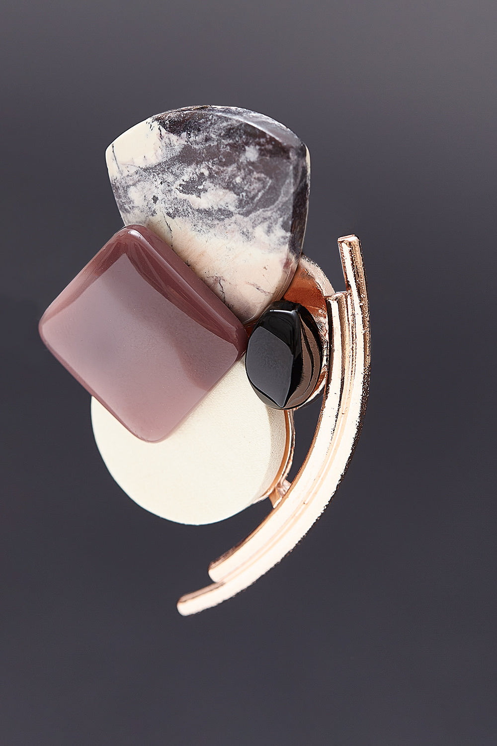Arctic jasper mignon brooch - fasfas