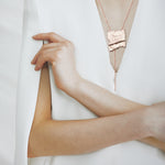 Rosegold texture de necklace - fasfas