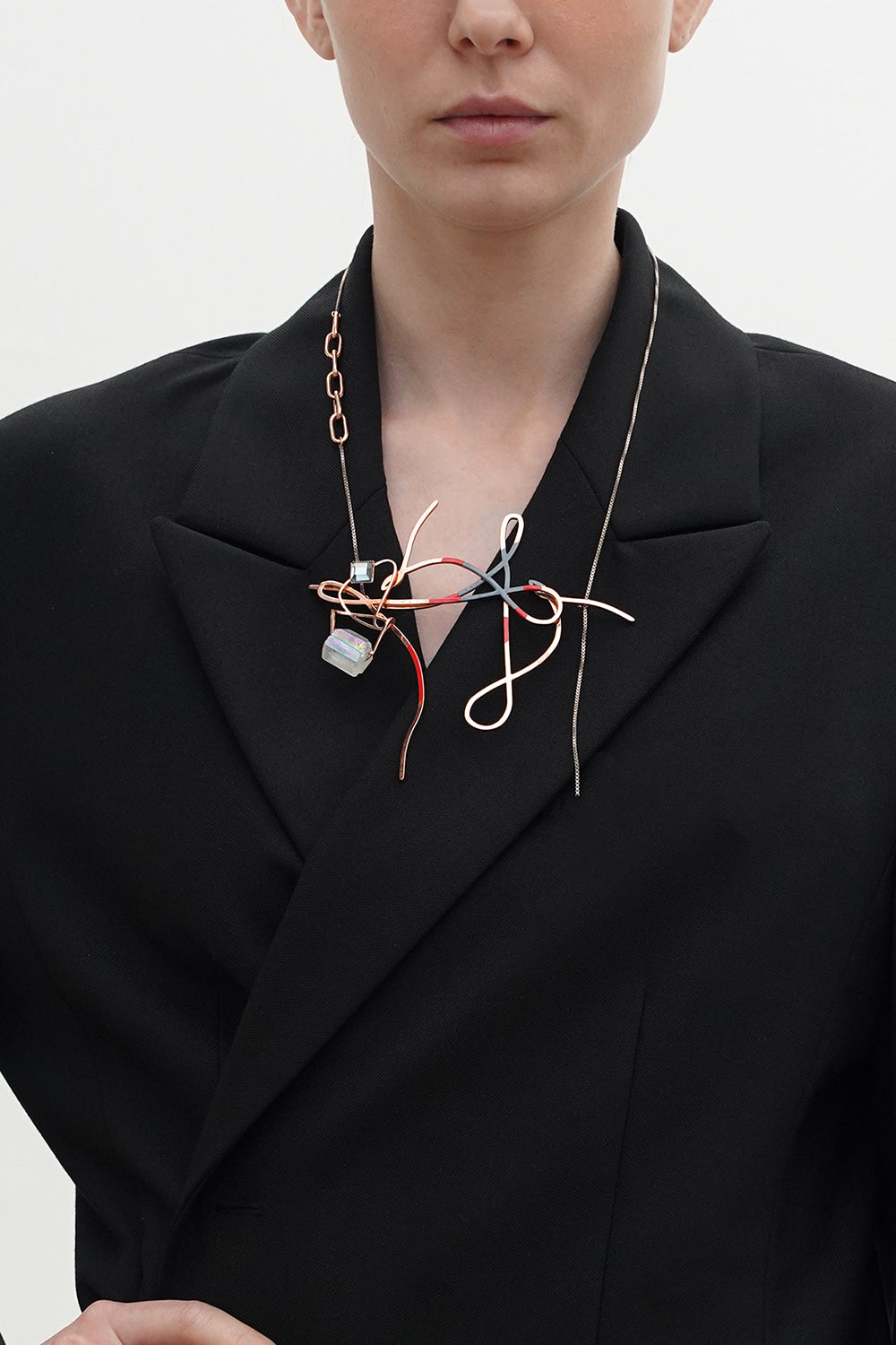 Dancing objet no.17 cross necklace - fasfas