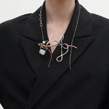Dancing objet no.17 cross necklace - fasfas