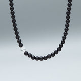 6mm matte onyx necklace - fasfas