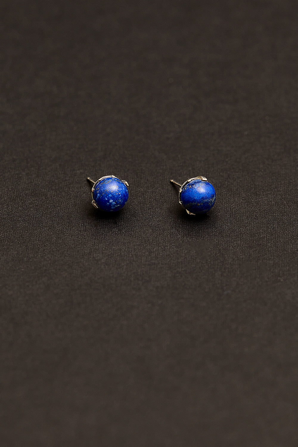 10mm apisLazuli earrings(clip-on-option) - fasfas