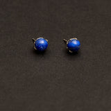 10mm apisLazuli earrings(clip-on-option) - fasfas
