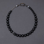 12mm matte onyx necklace - fasfas