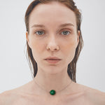 Jade singular necklace - fasfas