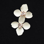 Fleur twin brooch Ivory - fasfas