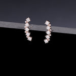 Etoile mismatched dramatic earrings rosegold - fasfas