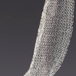 Mookaite grey mesh choker necklace - fasfas