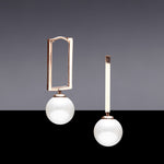 12mm pearl square hoop earrings - fasfas