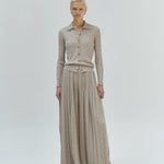 Plaets long pants beige - fasfas