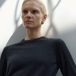 Silk cashmere pullover black - fasfas