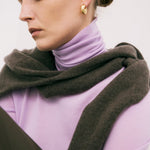 Super fine pullover lavender – italy merino wool 100% - fasfas