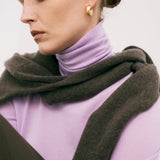 Super fine pullover lavender – italy merino wool 100% - fasfas
